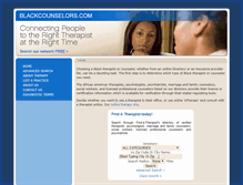 Tablet Screenshot of blackcounselors.com